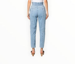 Ba&sh Lony High-Waisted Pants - Blue - Size 0