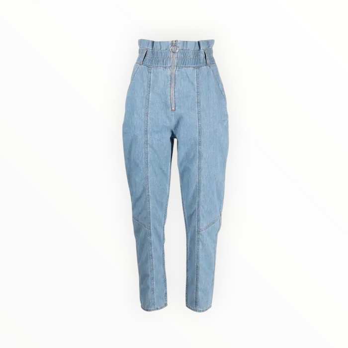 Ba&sh Lony High-Waisted Pants - Blue - Size 0