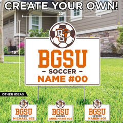BGSU Soccer Custom Yard Sign
