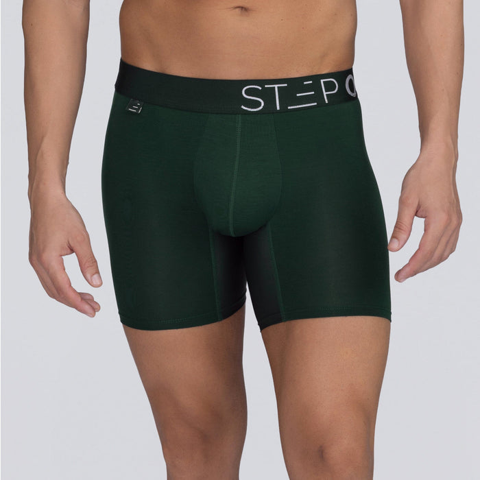 Boxer Brief - Dark Green - Bamboo Underwear - Model:Ivan