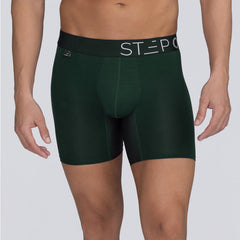 Boxer Brief - Dark Green - Bamboo Underwear - Model:Ivan