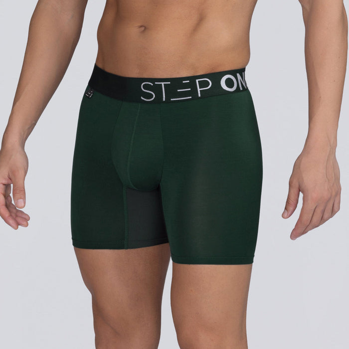 Boxer Brief - Dark Green - Bamboo Underwear - Model:Ivan
