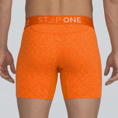 Boxer Brief - Melange Orange - Bamboo Underwear
