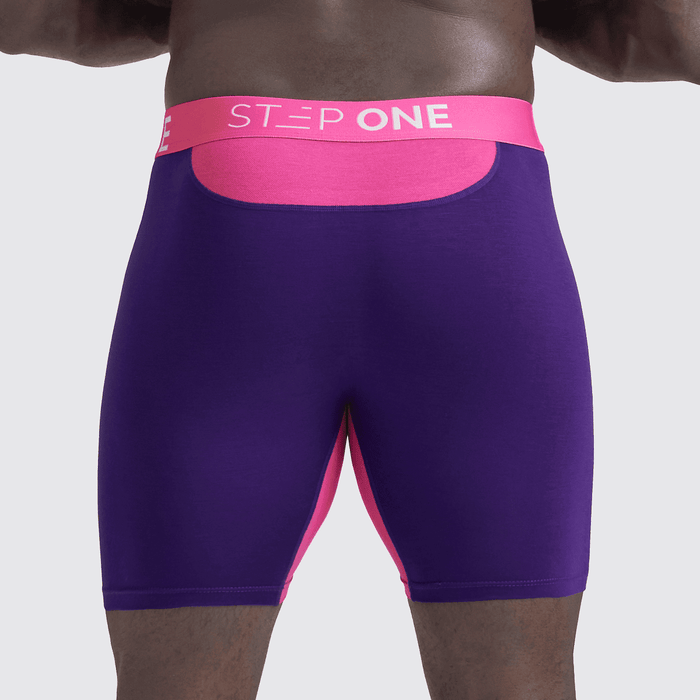 Boxer Brief Fly - Neon Strikes - Bamboo Underwear