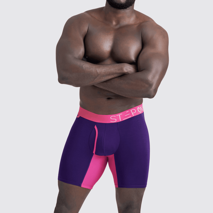 Boxer Brief Fly - Neon Strikes - Bamboo Underwear