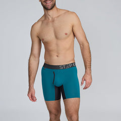 Green Men's Underwear with Fly - Model:Skyler
