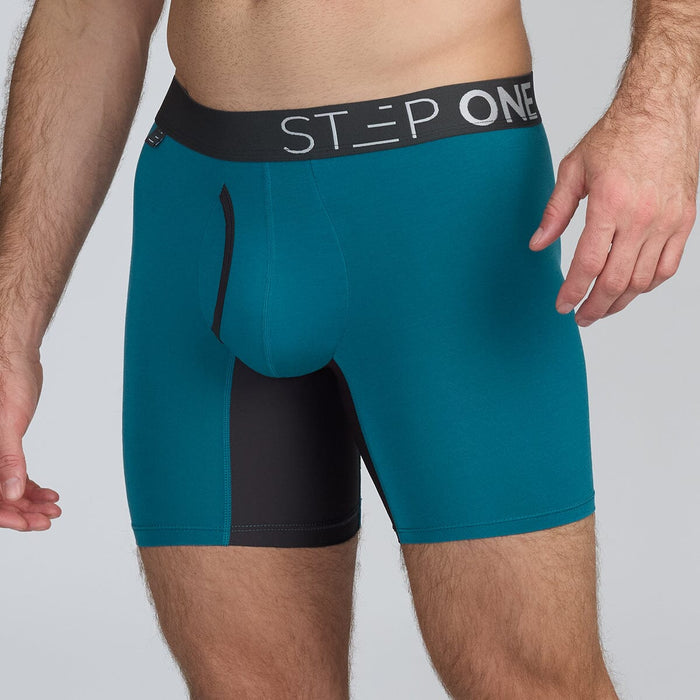 Green Men's Underwear with Fly - Model:Skyler