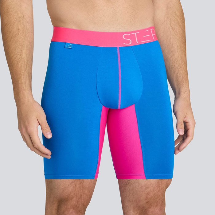 Boxer Brief Sport - Pink Skits - Bamboo Underwear - Model:Daniel F