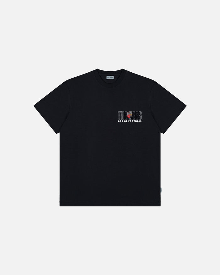ART OF x Brentford 90s Tee | BFC Black Graphic Football T-shirt