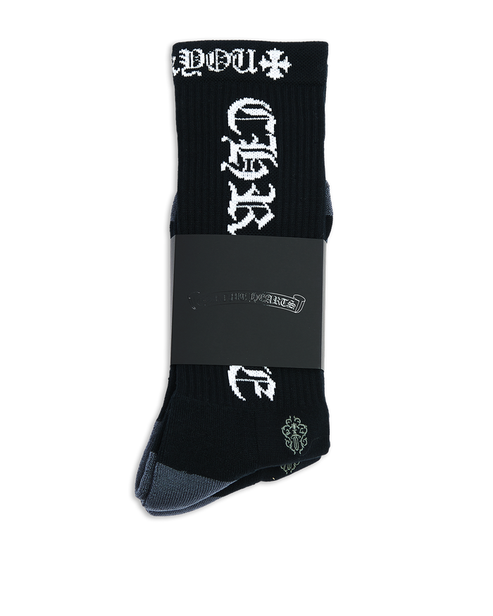 Authentic Chrome Hearts CH LOGO SOCKS – front view