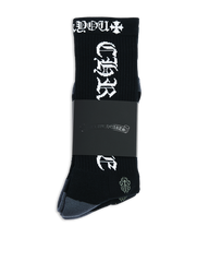 Authentic Chrome Hearts CH LOGO SOCKS – front view
