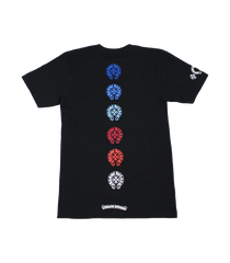 CH Multi Colored Horseshoe Straight Cross T-Shirt – shirt front view