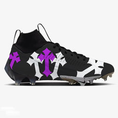 Authentic Chrome Hearts Chrome Heart Cleats – shoes front view