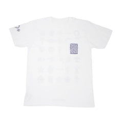 Authentic Chrome Hearts Chrome Hearts Multi Logo Short Sleeve T-Shirt – front view