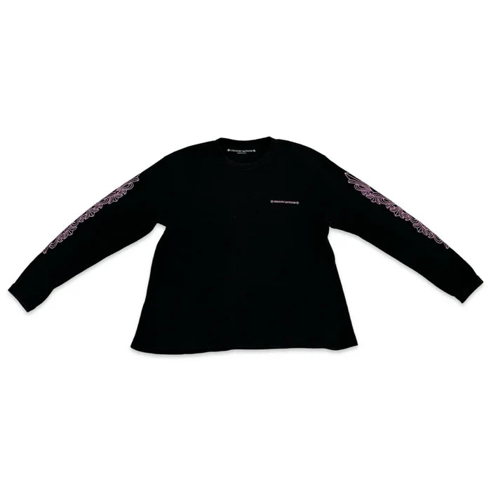 Authentic Chrome Hearts Chrome Hearts Pink Thermal Long Sleeve – front view