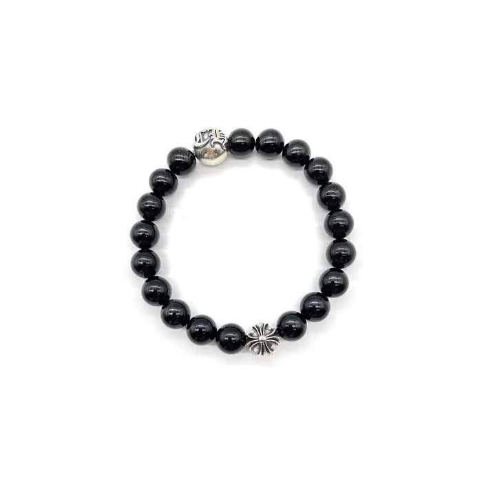 Authentic Chrome Hearts Chrome Hearts Spike Bracelet​ – front view