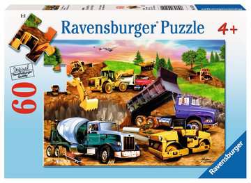 Construction Crowd 60 Piece Puzzle