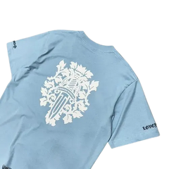 Authentic Chrome Hearts Dagger Tee Chrome Hearts Baby Blue – front view