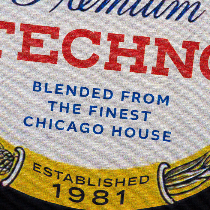 Detroit Premium Techno Front Print - Tshirt - Black