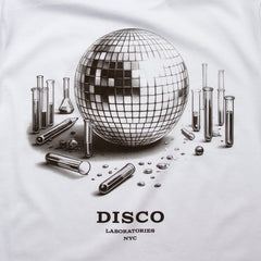 Disco Labs NYC Front Print - Tshirt - White