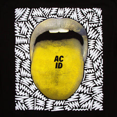 Doodle Acid Drop Back Print - Tshirt - Black