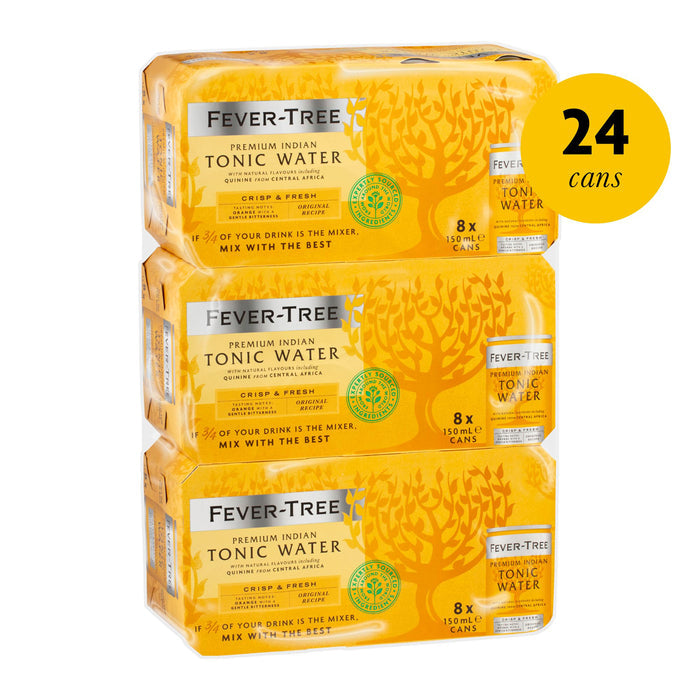 Fever-Tree Premium Indian Tonic Water 150ml Cans