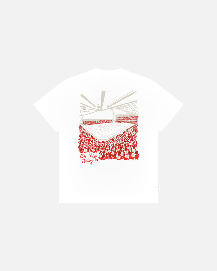 ART OF x Forest 12th Man Tee | NFFC White Graphic Football T-shirt