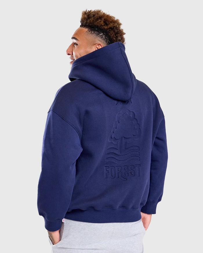 ART OF x Forest Zip Through Hoodie | NFFC Debossed Football Sweat
