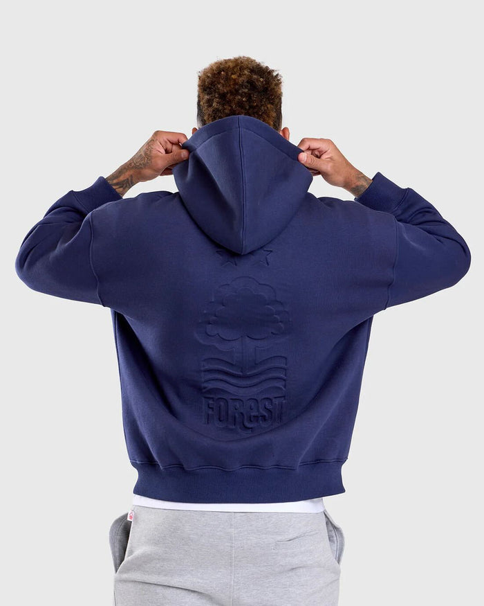 ART OF x Forest Zip Through Hoodie | NFFC Debossed Football Sweat