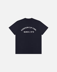 ART OF x Forest Munich 1979 Tee | Navy Graphic Football T-shirt