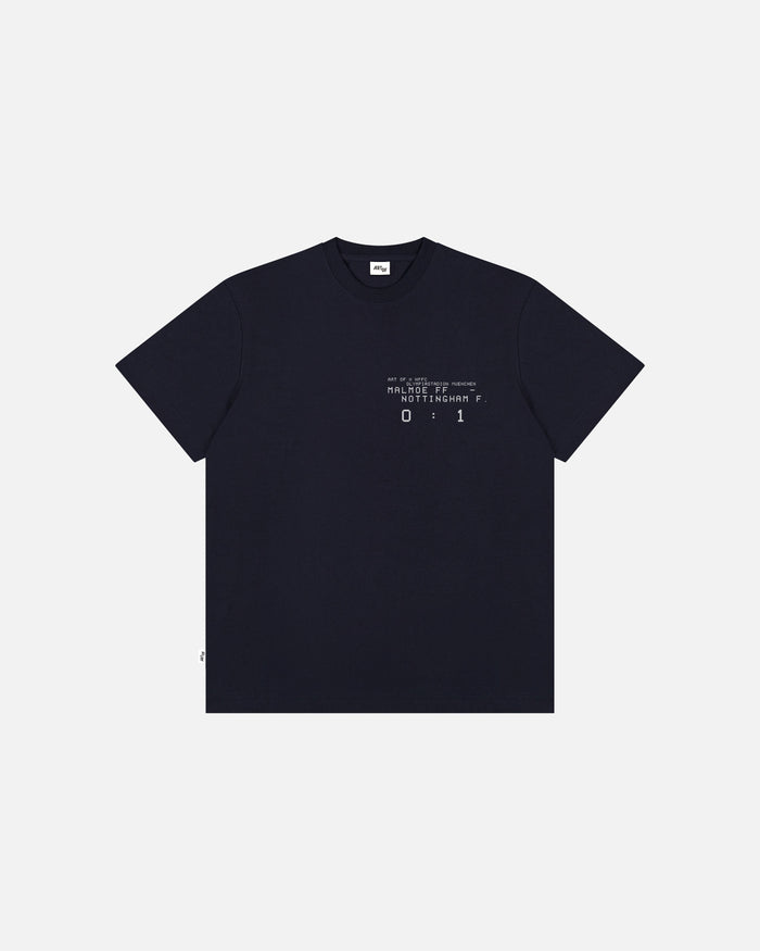 ART OF x Forest Munich 1979 Tee | Navy Graphic Football T-shirt