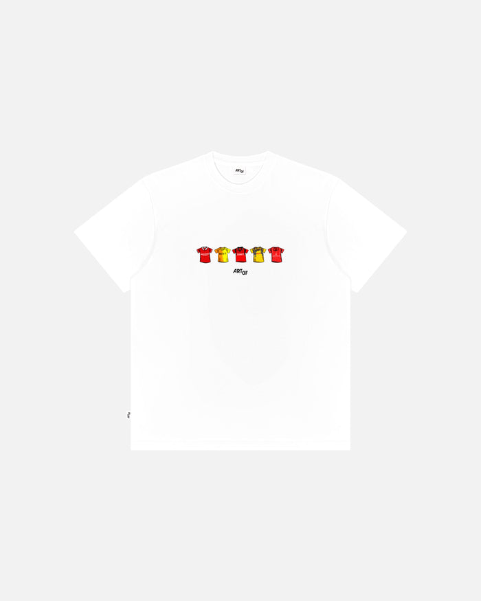 ART OF x Forest Classics Tee | NFFC White Graphic Football T-shirt