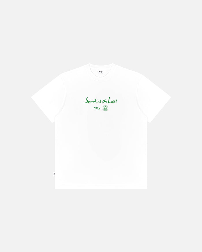 ART OF x Hibernian 12th Man Tee | HFC White Graphic Football T-shirt