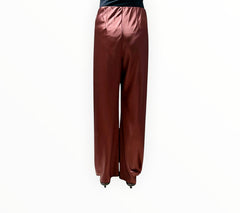 Husk Side Leg Pants - Chocolate - Size 10