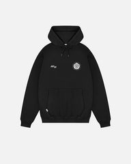 ART OF x Leeds Heritage Hoodie | LUFC Black Printed Football Sweat