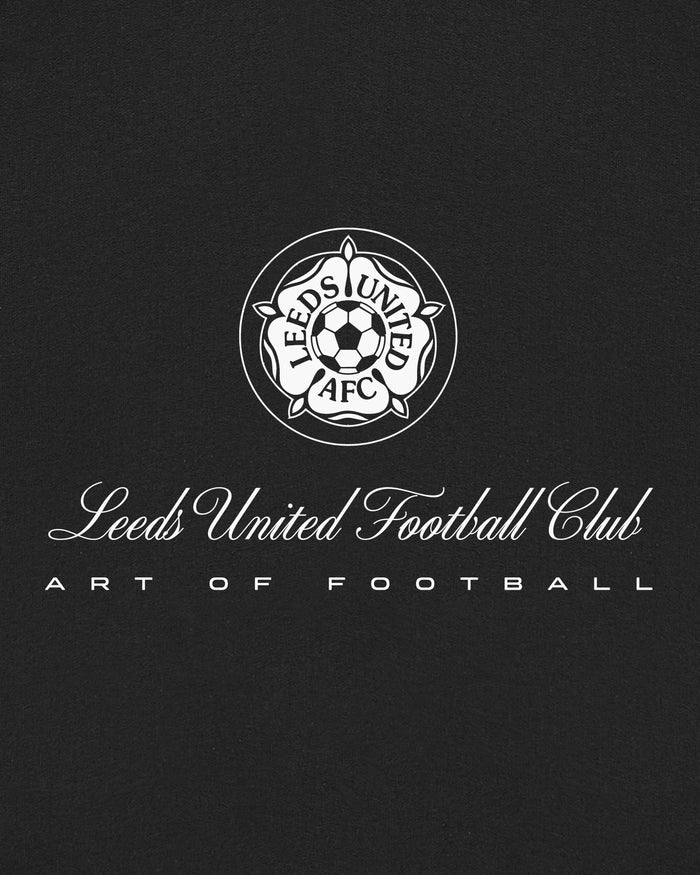ART OF x Leeds Heritage Hoodie | LUFC Black Printed Football Sweat