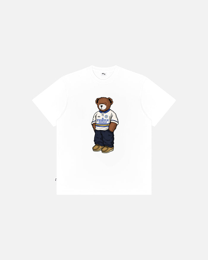 ART OF x Leeds Home Pickles Tee | LUFC White Graphic Football T-shirt