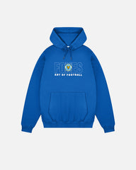 AOF x Leicester 90s Hoodie | Blue Embroidered Top | Art of Football