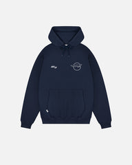 ART OF x Leicester Heritage Hoodie | LCFC Navy Printed Football Sweat