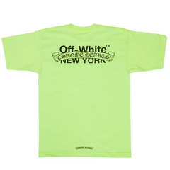 Authentic Chrome Hearts Off White Chrome Hearts New York Green Shirt – front view