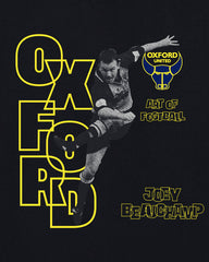 ART OF x Oxford Beauchamp Tee | OUFC Black Graphic Football T-shirt