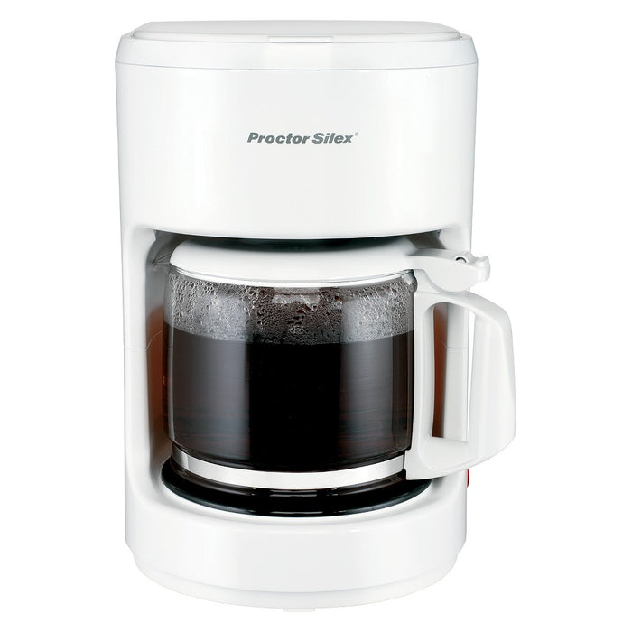 Proctor Silex Coffee Maker - 10 Cup - White