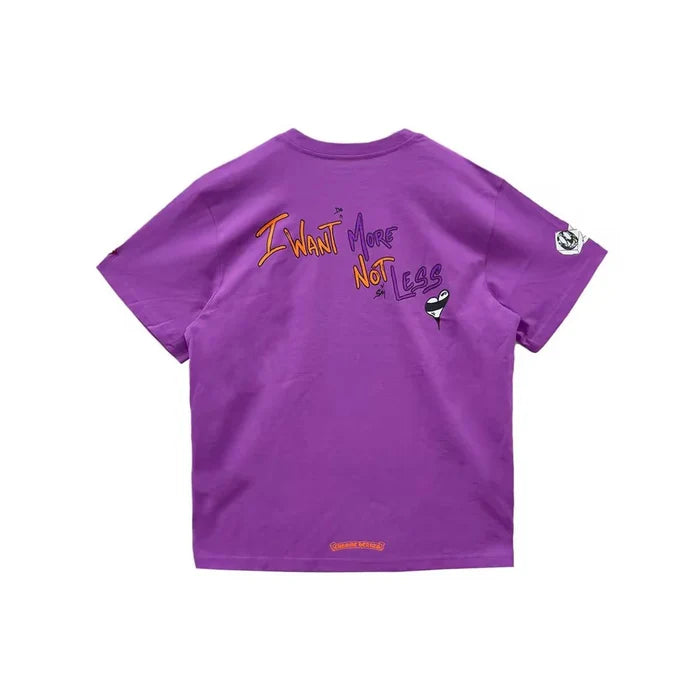 Authentic Chrome Hearts Pruple Chrome Hearts Shirt – front view