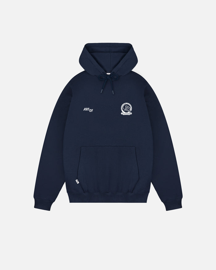 ART OF x QPR Heritage Hoodie | Navy Graphic Printed Football Sweat
