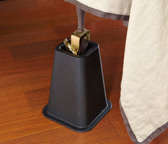 Simplify 6" Bed Risers 4 Pack-Black