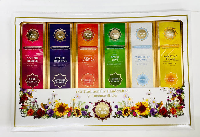 Tatva Traditionally Handcrafted 9" Incense Sticks