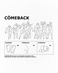ART OF The Cömeback Tee | White Graphic Women's Football T-shirt
