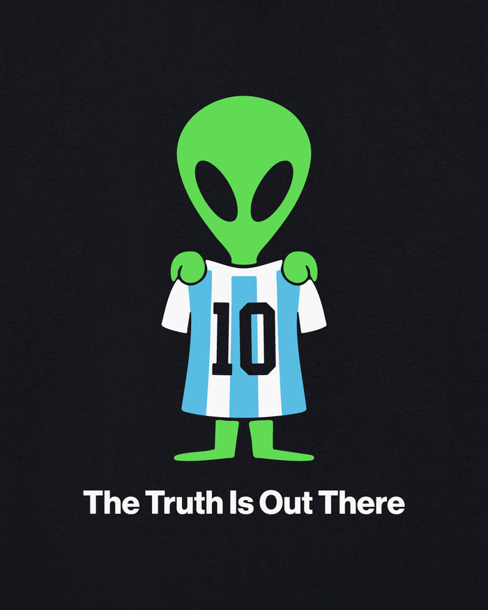 ART OF The Truth Is Out There Tee | Black Graphic Football T-shirt