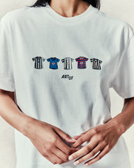 ART OF Toon Printed Classics Tee | NUFC White Graphic Football T-shirt