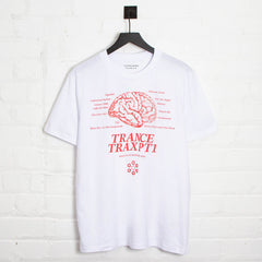 Trance Trax PT1 Front Print - Tshirt - White